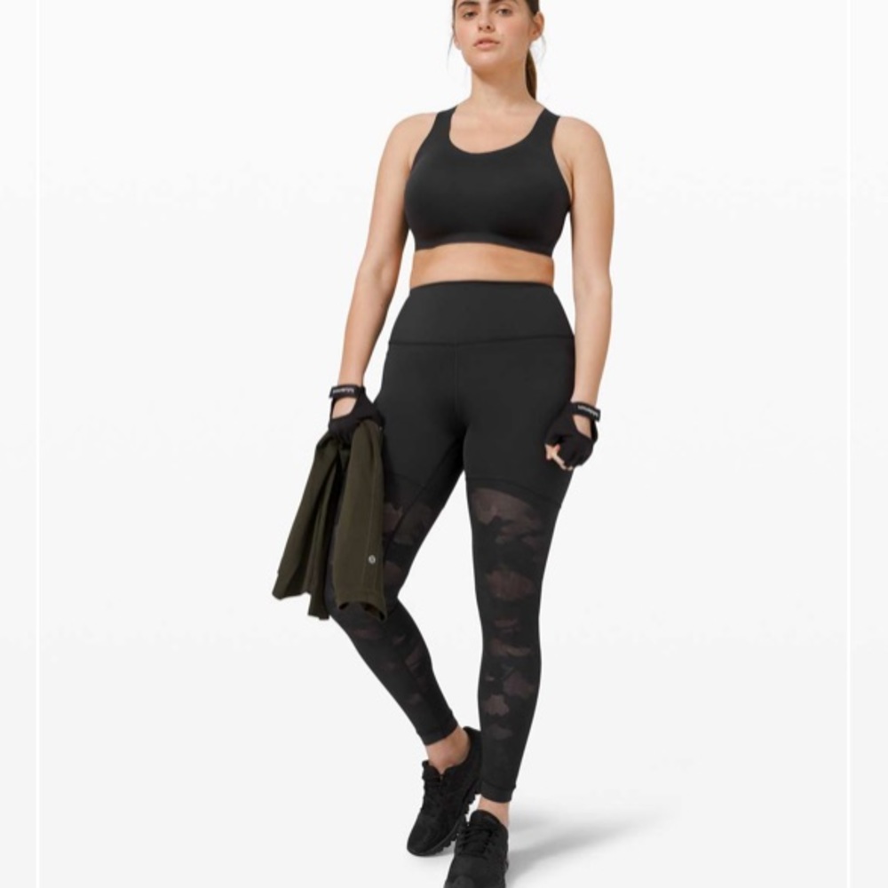 🆕 Lululemon Sheer Will High-Rise Tight 28" *Camo